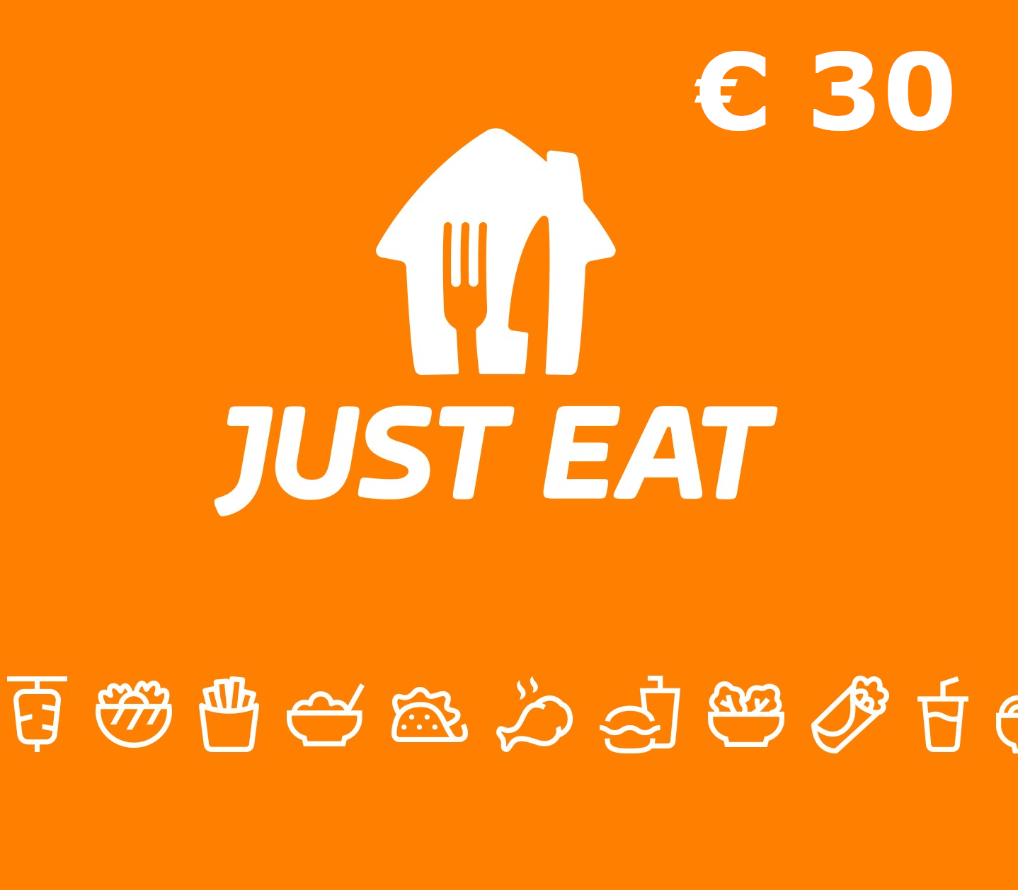 Just Eat €30 Подарочная карта IE