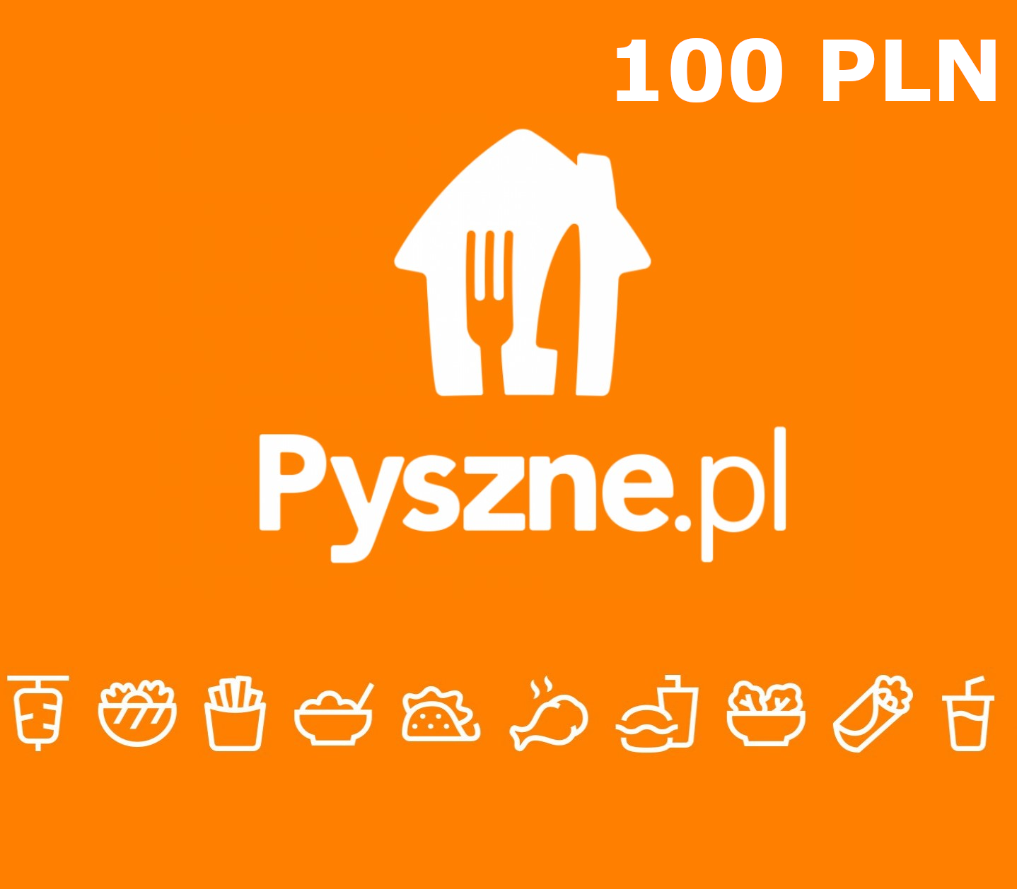 Pyszne.pl 100 PLN Подарочная карта PL