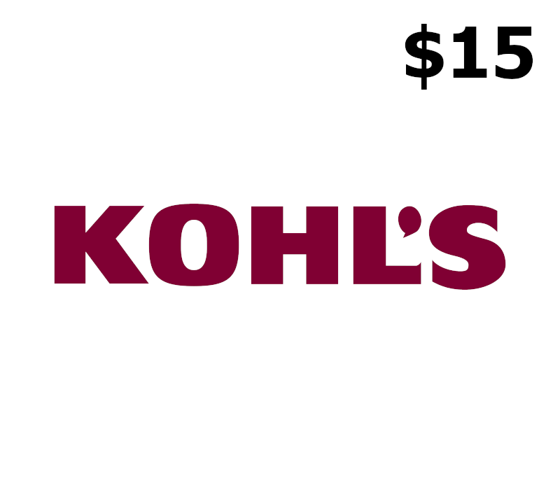 Kohls $15 Подарочная карта US