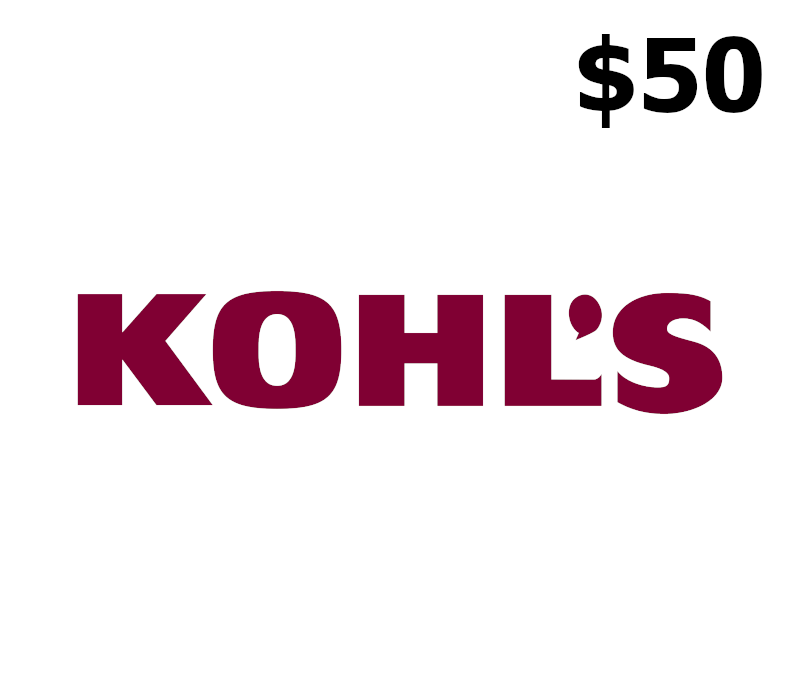Kohls $50 Подарочная карта US