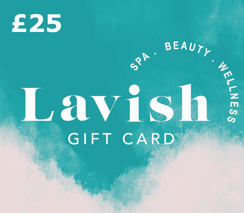 Lavish Spa £25 Подарочная карта UK