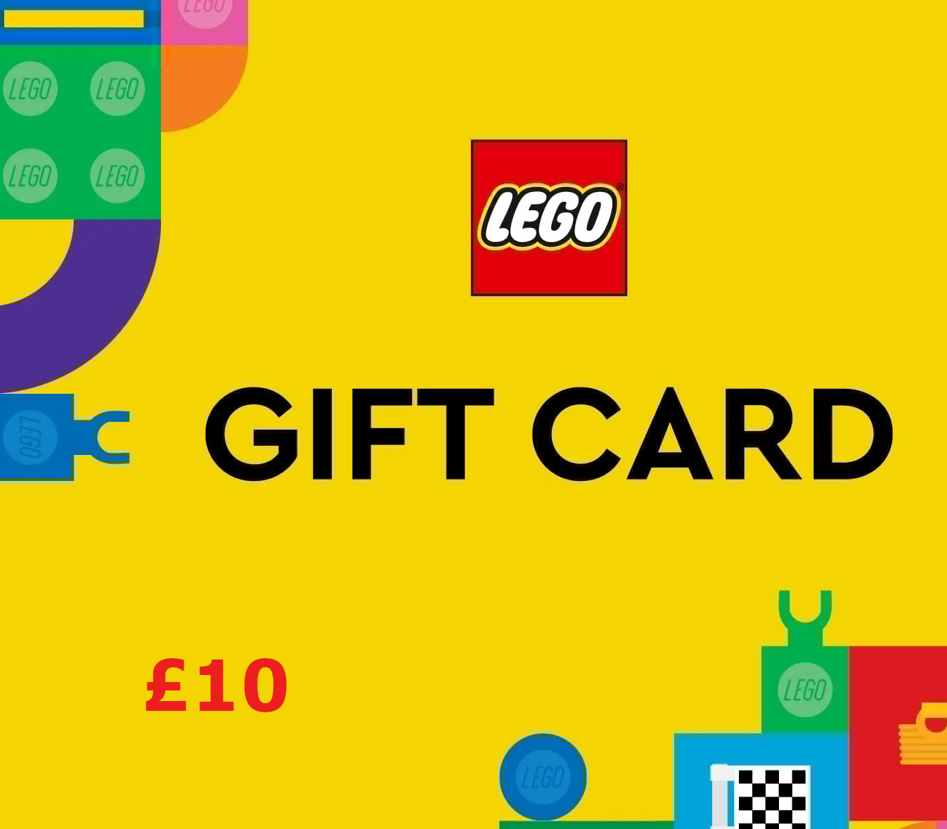 Lego £10 Подарочная карта UK