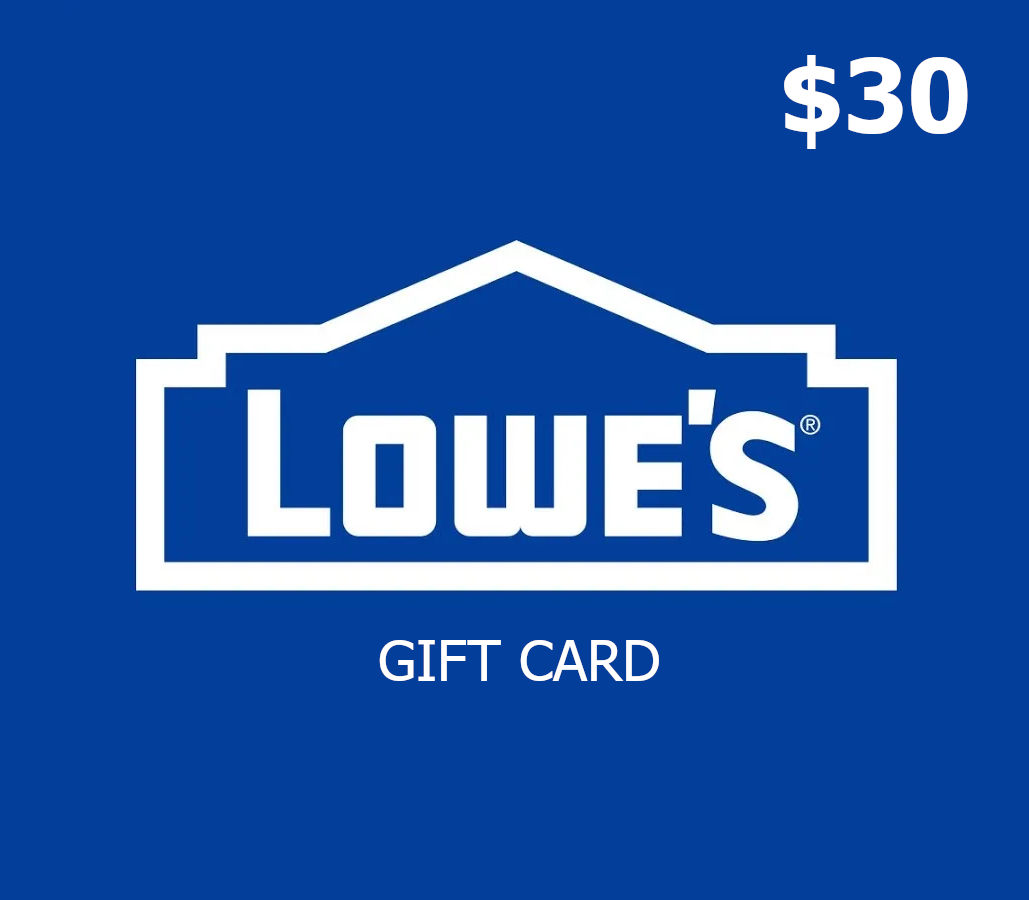 Lowe's $30 Подарочная карта US