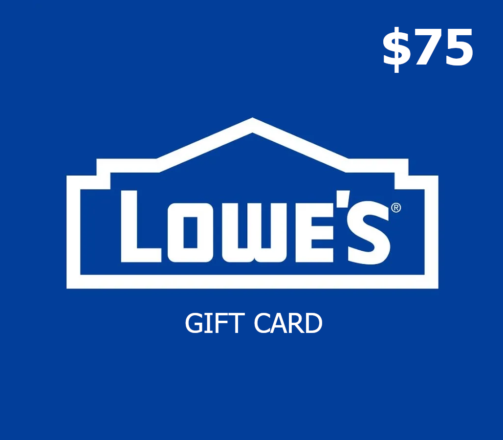 Lowe's $75 Подарочная карта US