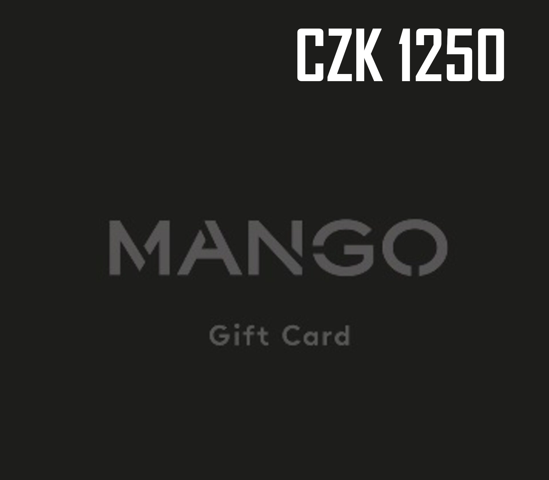Mango 1250 CZK Подарочная карта CZ