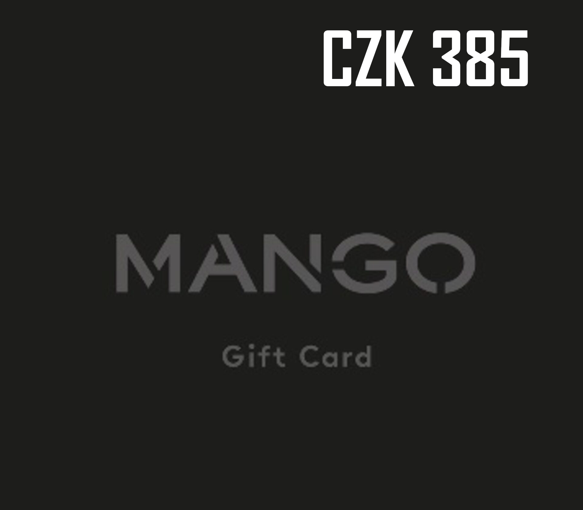 Mango 385 CZK Подарочная карта CZ