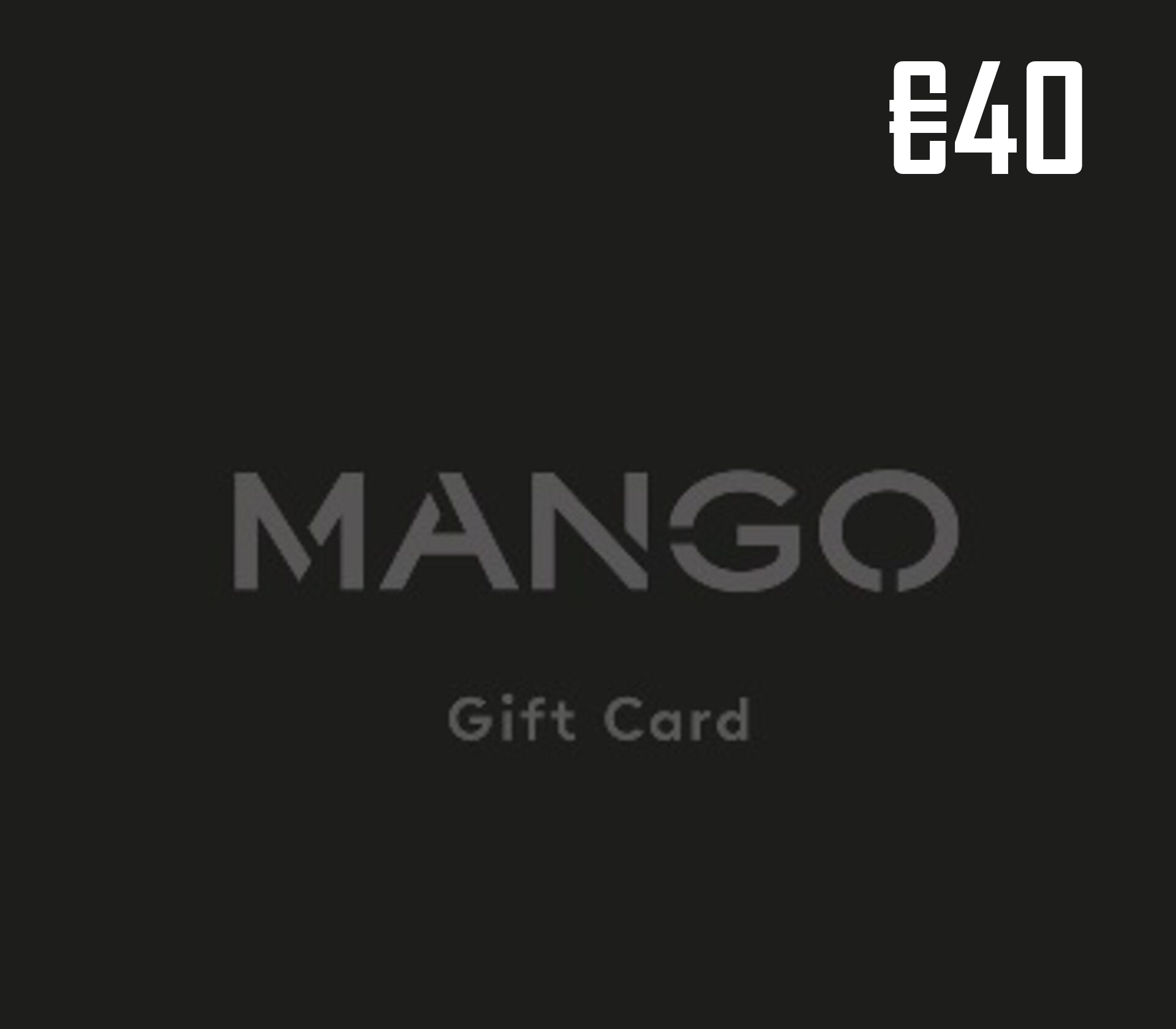 Mango €40 Подарочная карта SI