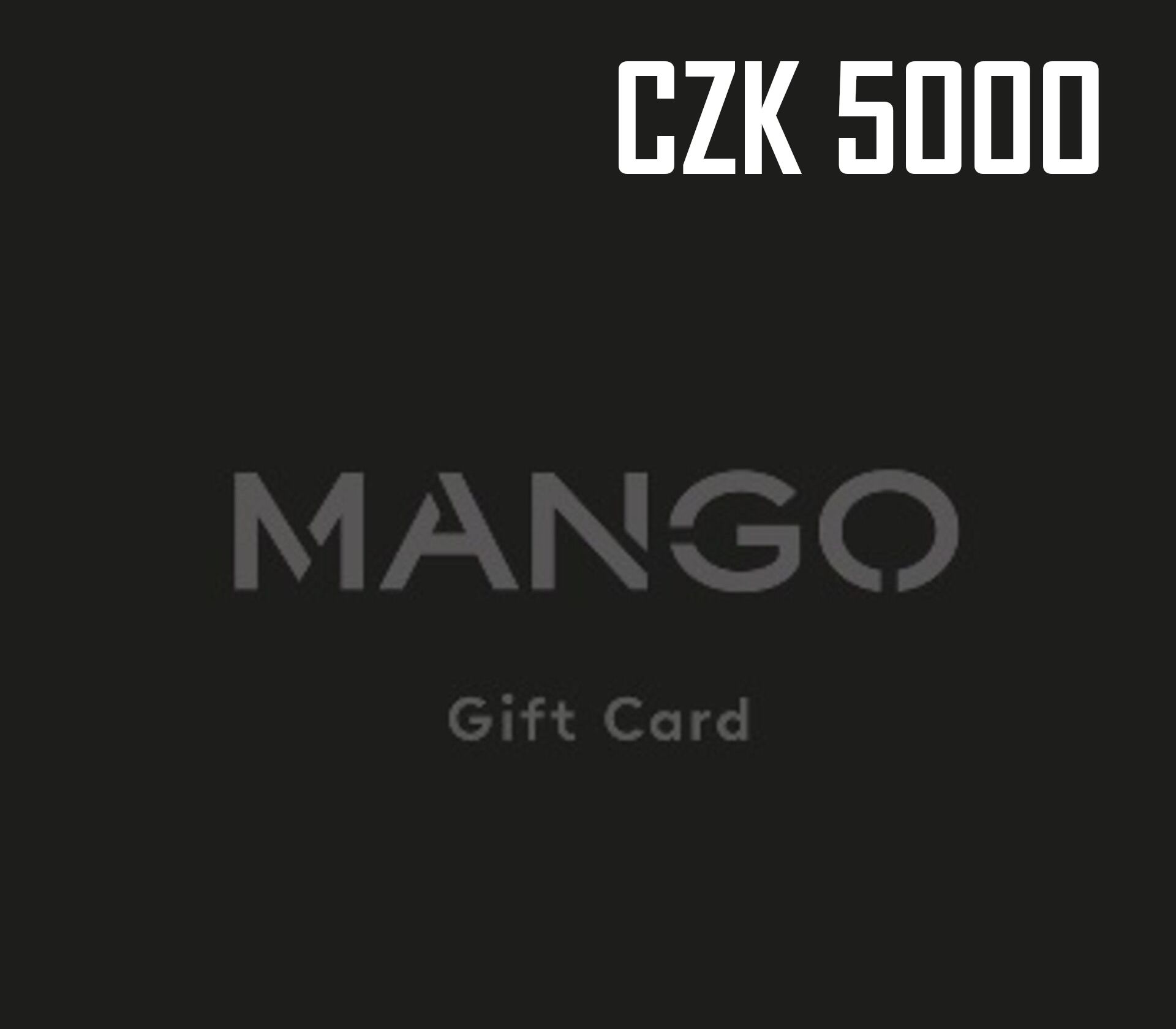 Mango 5000 CZK Подарочная карта CZ