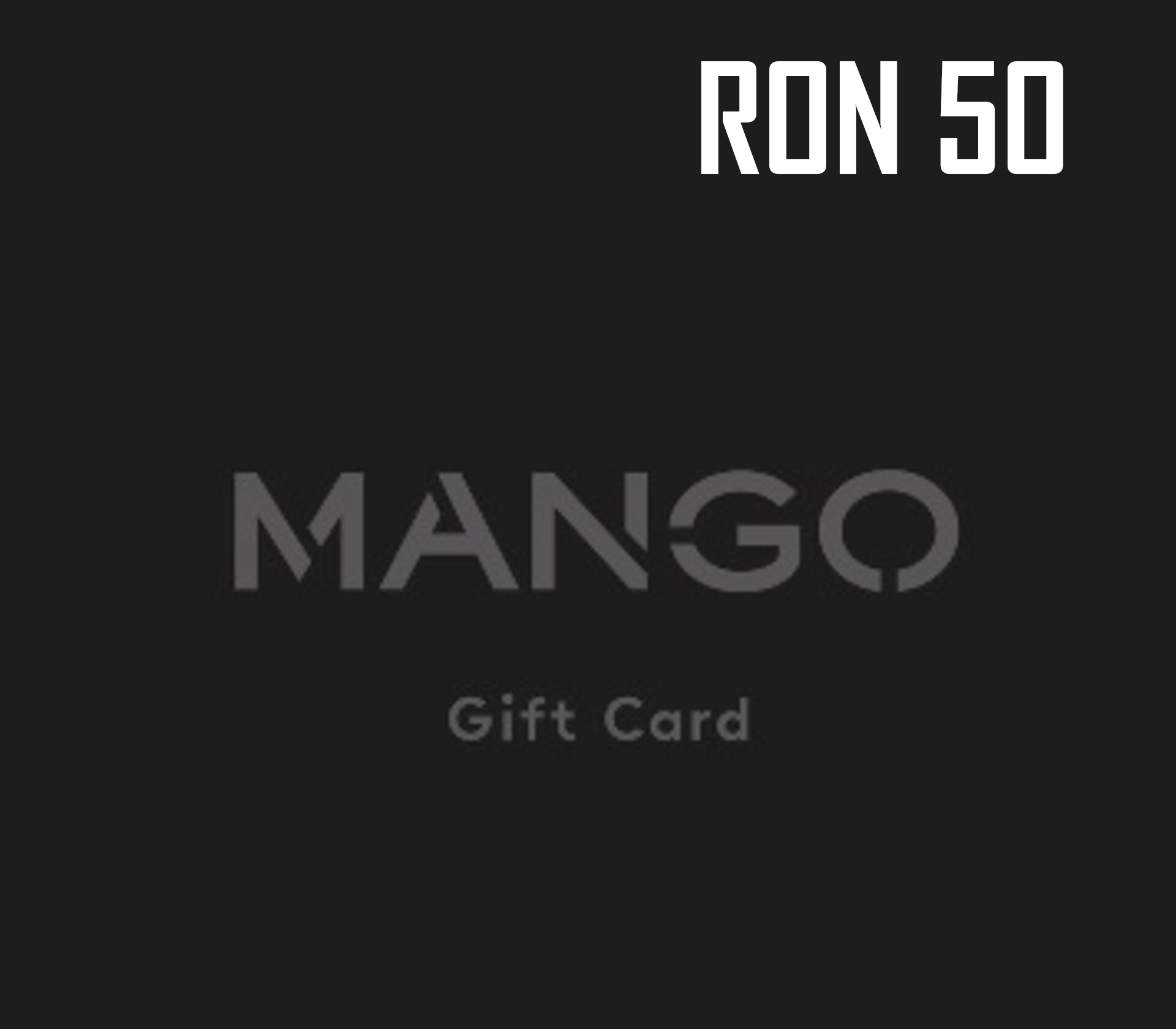 Mango 50 RON Подарочная карта RO