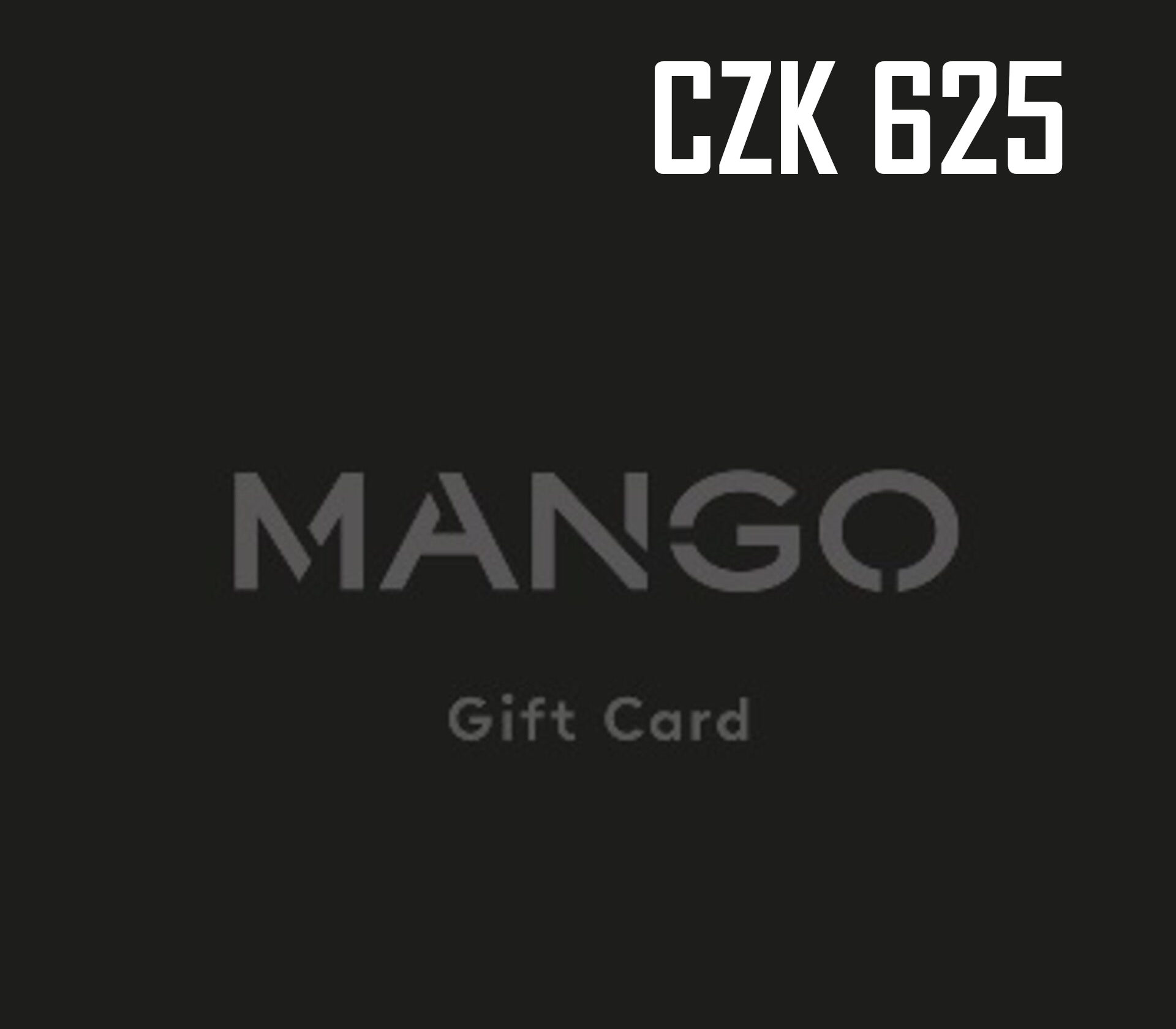 Mango 625 CZK Подарочная карта CZ
