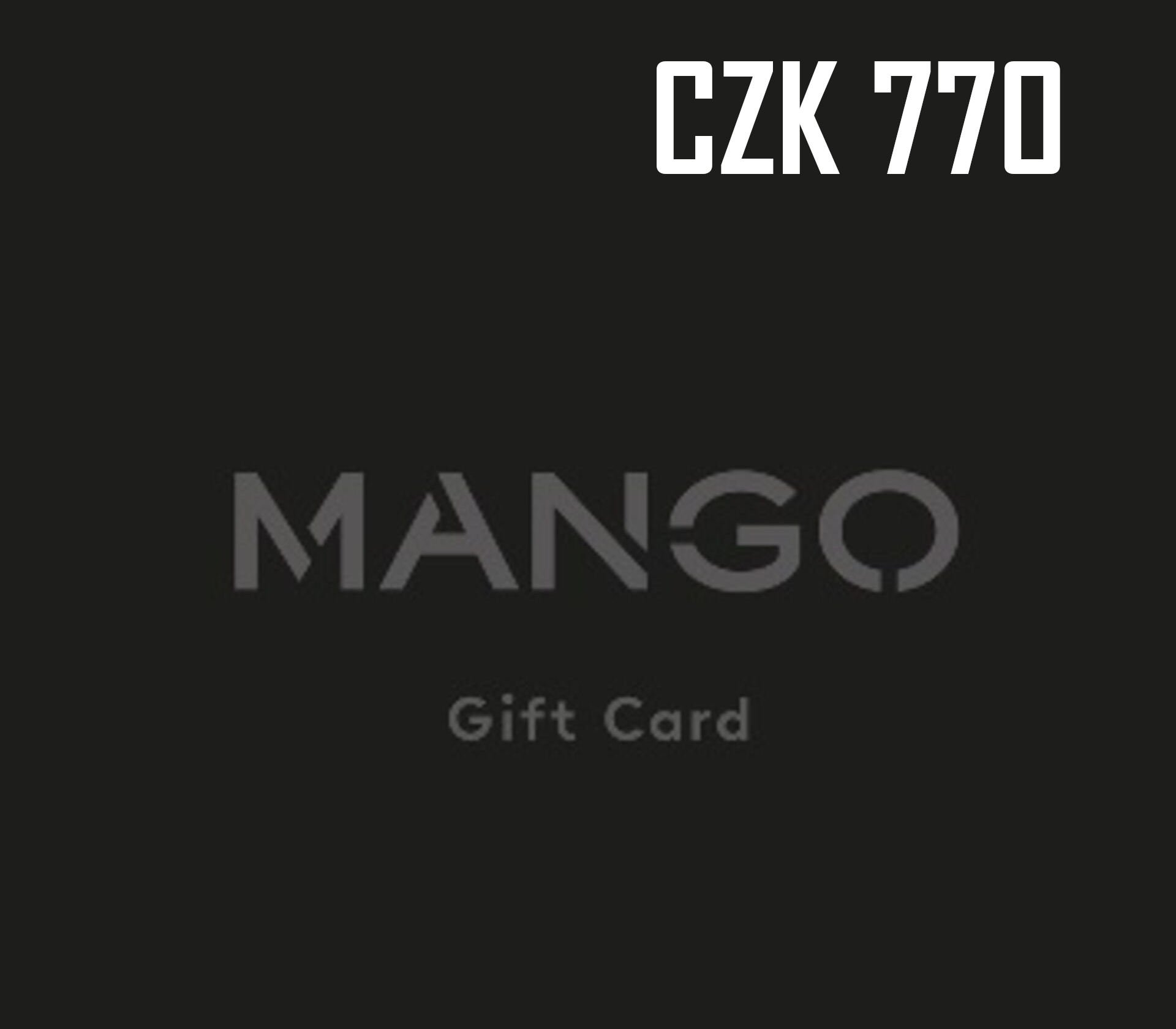 Mango 770 CZK Подарочная карта CZ