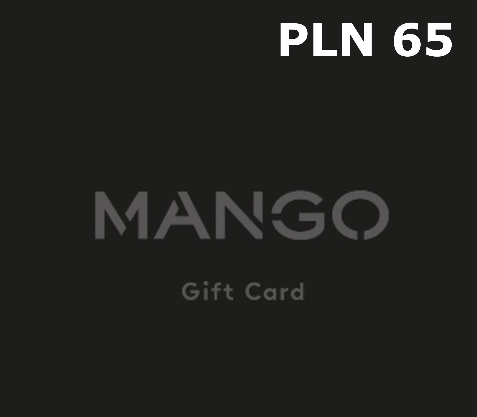 Mango 65 PLN Подарочная карта PL