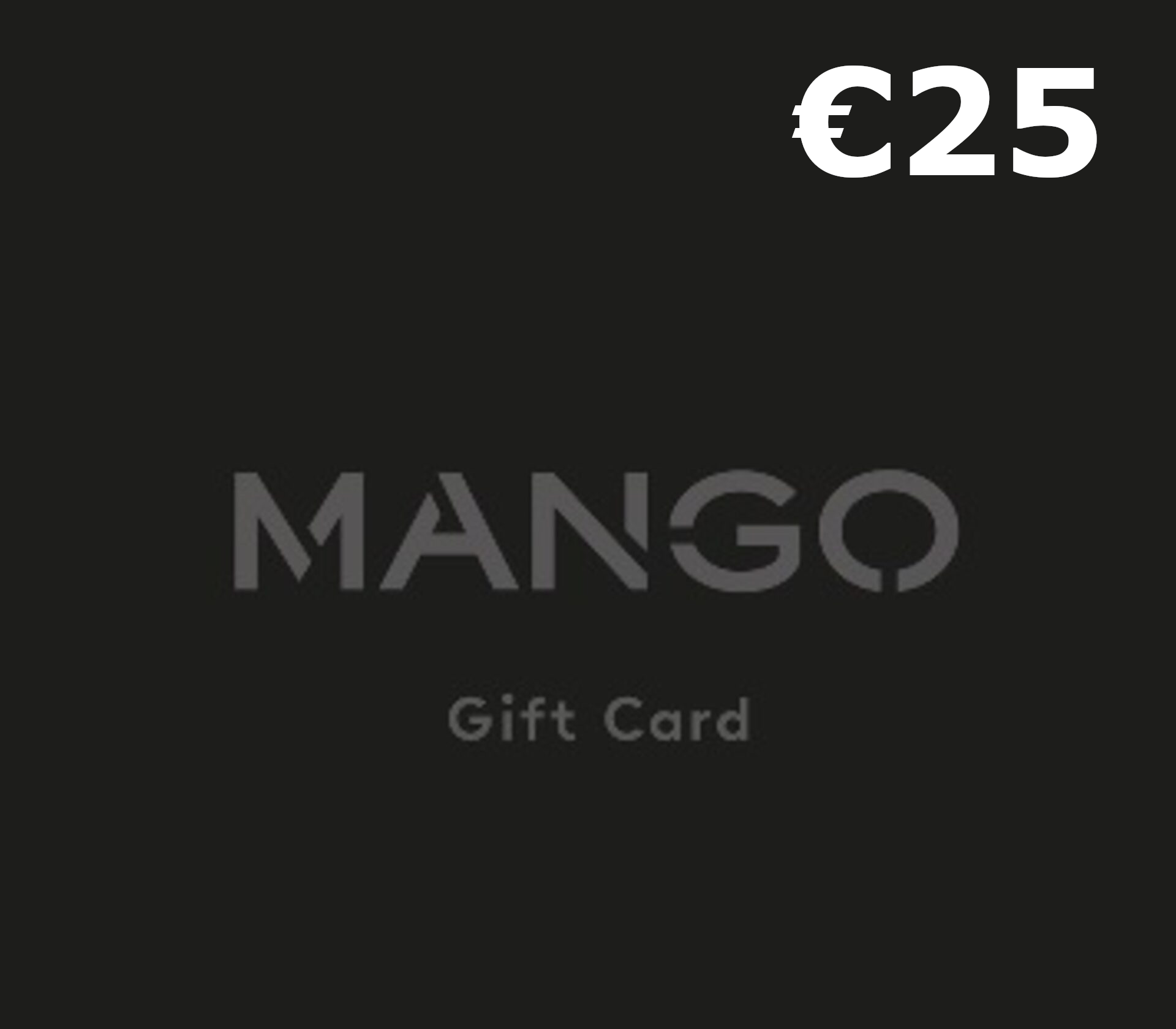 Mango EUR 25 Подарочная карта FR