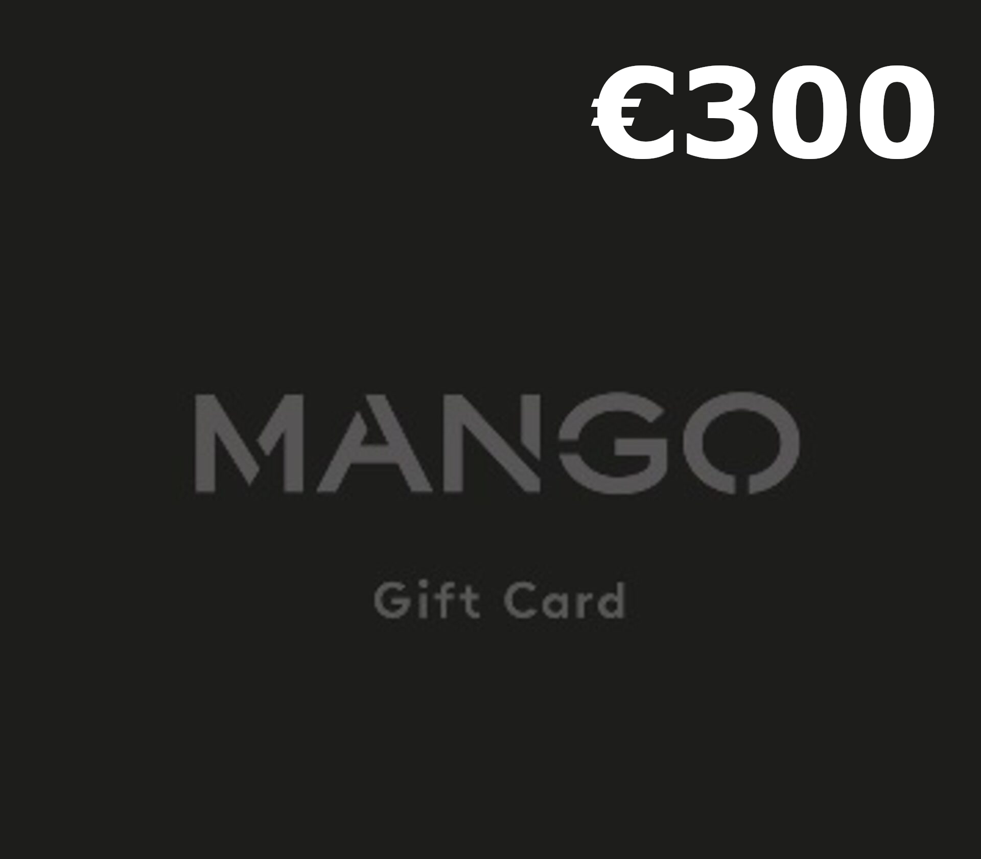 Mango €300 Подарочная карта PT