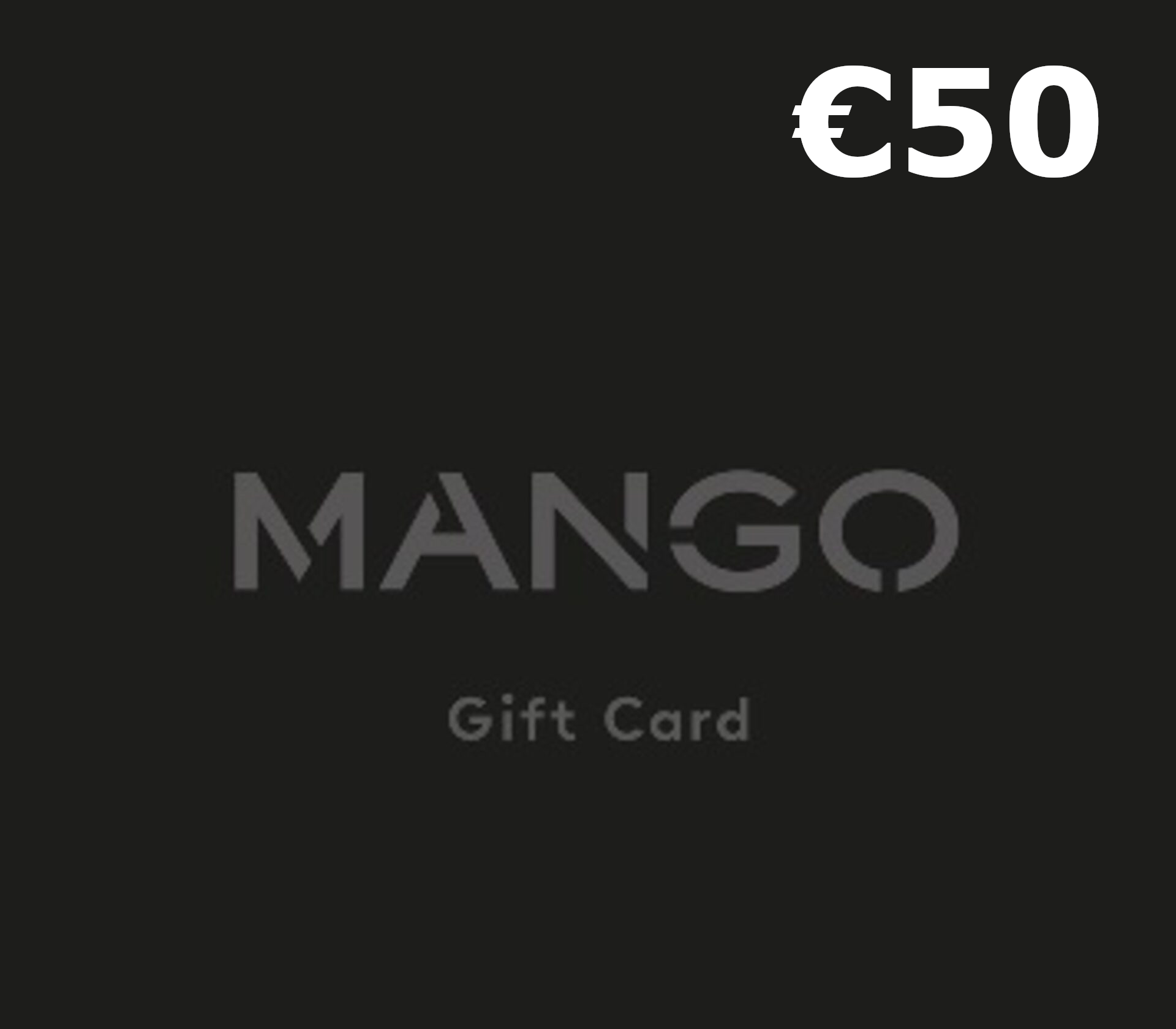 Mango EUR 50 Подарочная карта FR