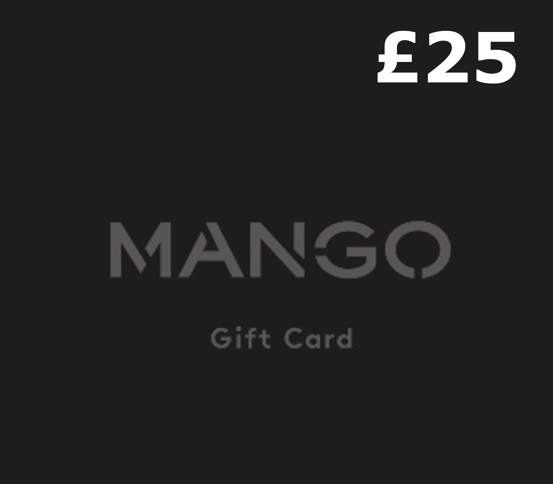 Mango £25 Подарочная карта UK