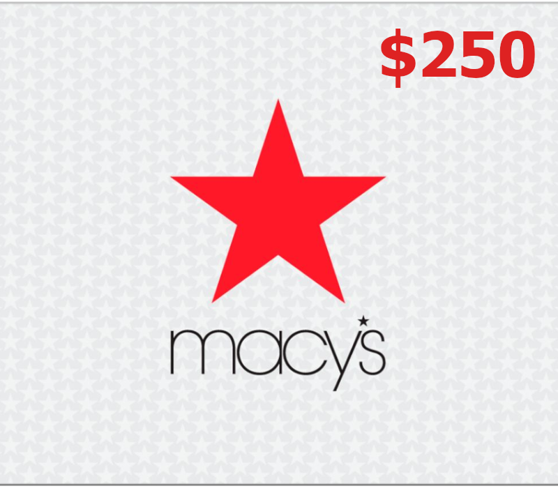 Macys $250 Подарочная карта US