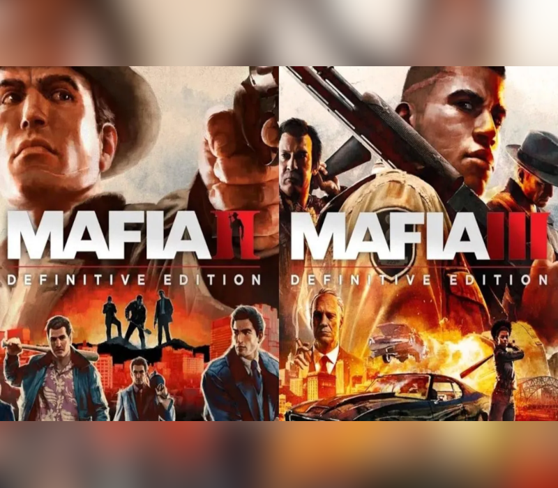 Mafia II + Mafia III: Полное издание EU Steam Ключ
