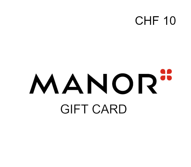 Manor CHF 10 Подарочная карта CH