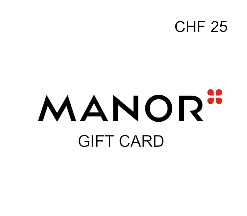 Manor CHF 25 Подарочная карта CH