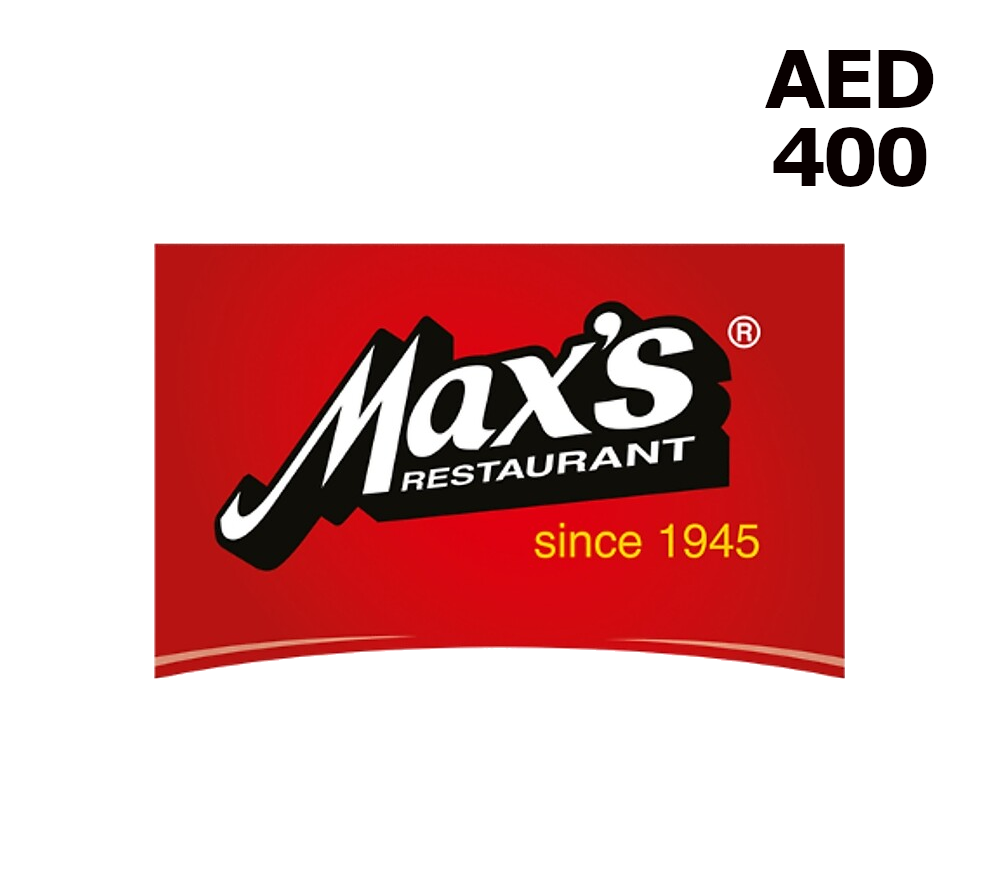 Max's Restaurant 400 AED Подарочная карта AE