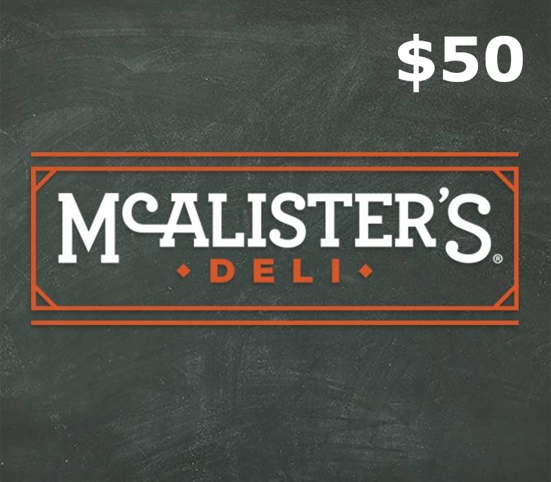 McAlisters $50 Подарочная карта US