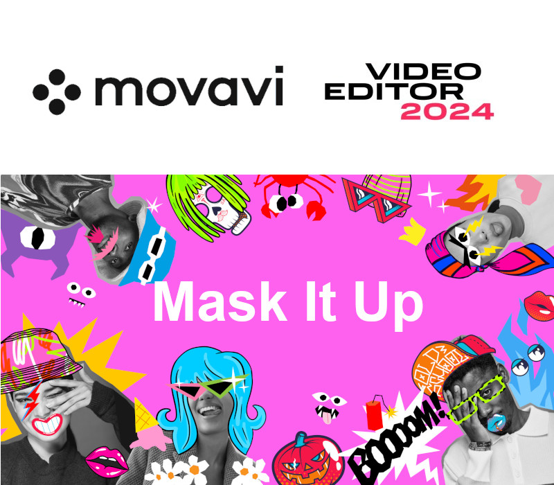 Movavi Video Editor 2024 - Mask It Up Pack DLC Steam Ключ