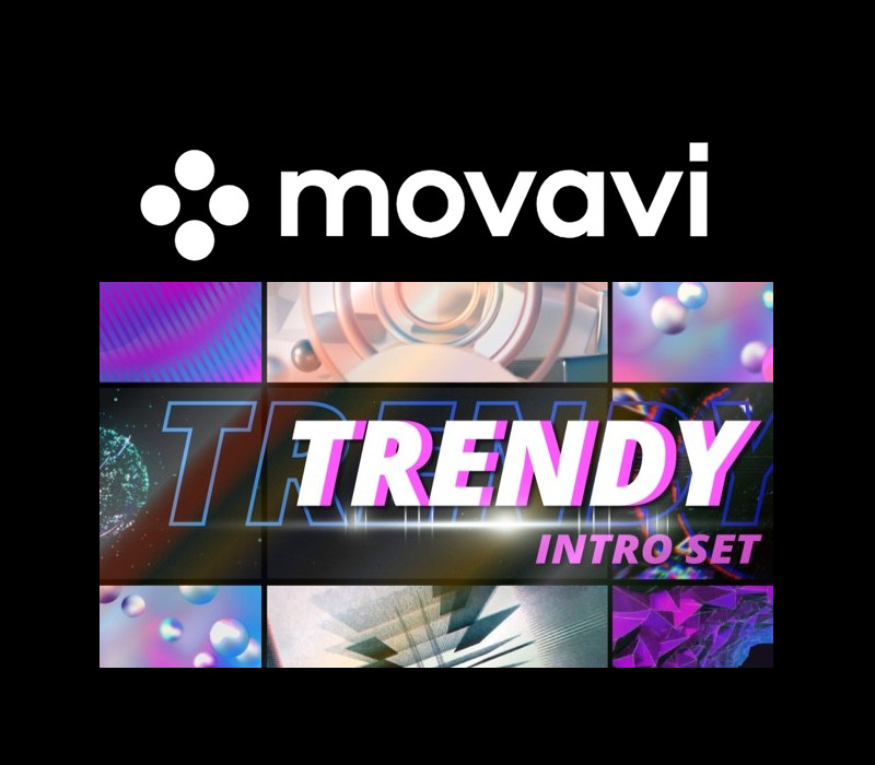 Movavi Video Editor Plus 2021 Effects - Trendy Intro Set Steam Ключ