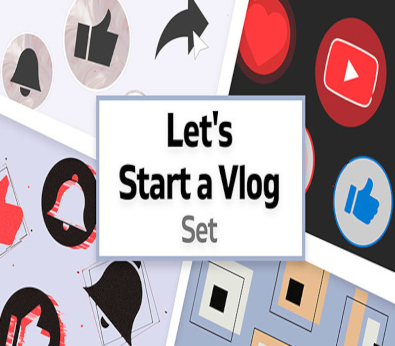Movavi Video Editor Plus 2022 - Let's Start a Vlog Set DLC Steam Ключ