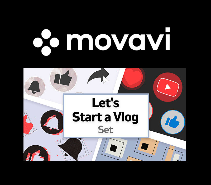 Movavi Slideshow Maker 8 Effects - Let's Start a Vlog Set Steam Ключ