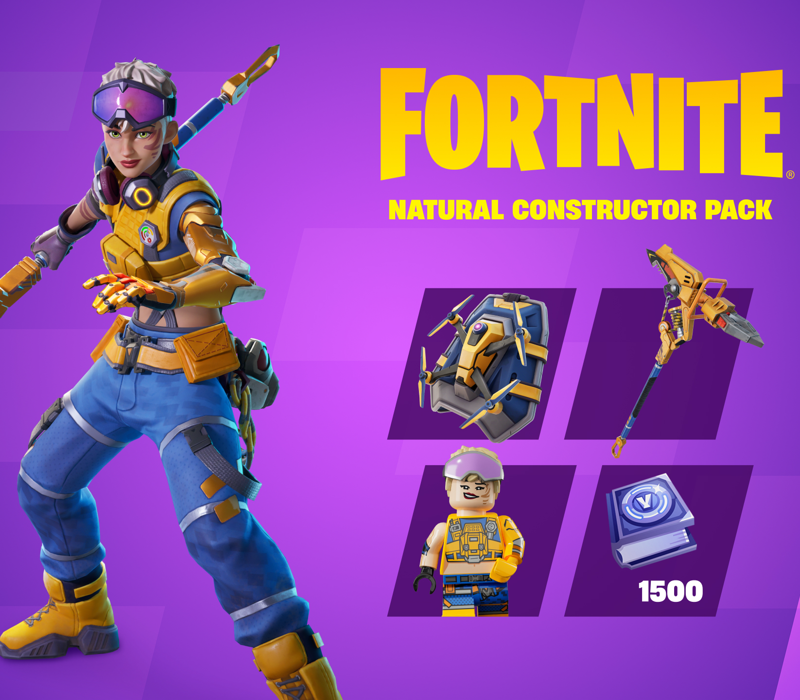 Fortnite - Natural Constructor Pack DLC ZA XBOX One / Xbox Series X|S Ключ