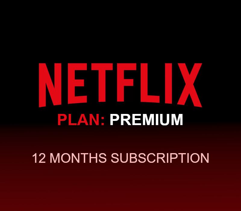 Netflix - 12 мес. Premium Plan Subscription Аккаунт