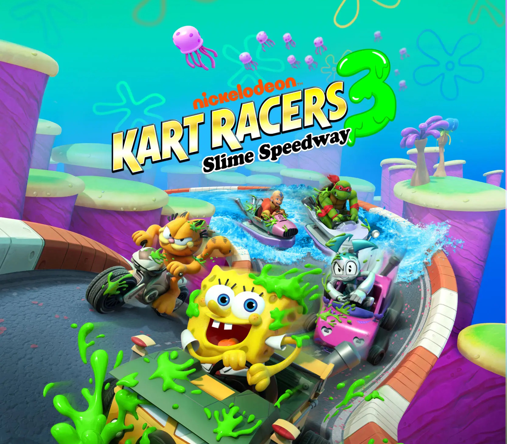 Nickelodeon Kart Racers 3: Slime Speedway AR XBOX One / Xbox Series X|S Ключ