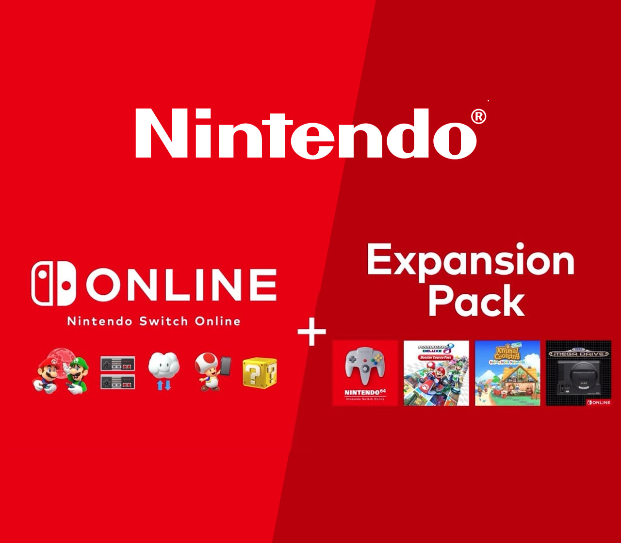 Nintendo Switch Online - 12 Months (365 Days) Individual Membership + Expansion Pack EU
