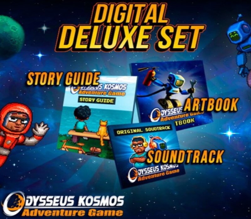 Odysseus Kosmos and his Robot Quest - Digital Deluxe Set DLC Steam Ключ