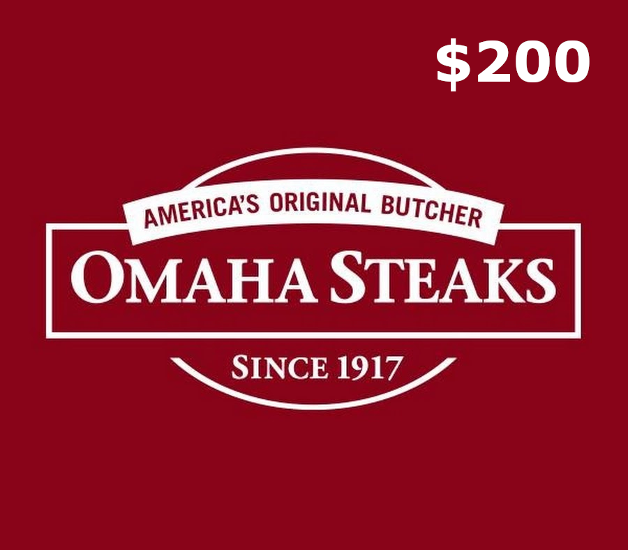 Omaha Steaks $200 Подарочная карта US