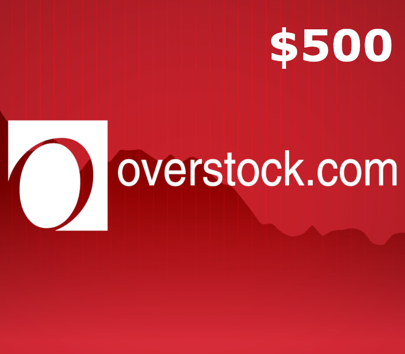 Overstock.com $500 Подарочная карта US