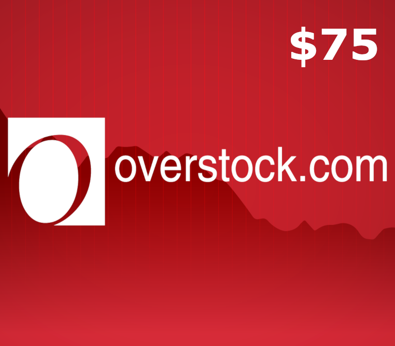 Overstock.com $75 Подарочная карта US