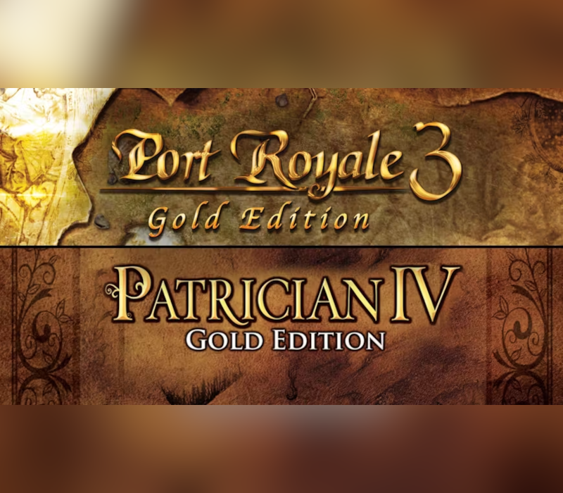 Port Royale 3 Gold and Patrician IV Gold - Double Pack EU PC Steam Ключ