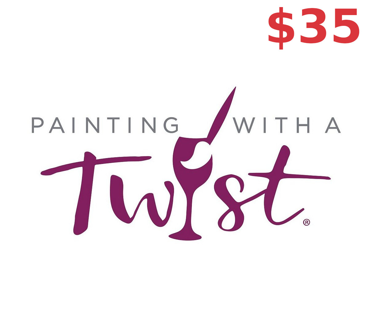 Painting with a Twist $35 Подарочная карта US