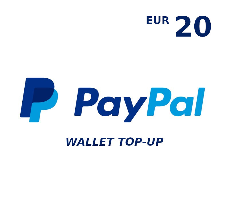 PayPal Wallet 20 EUR Top Up EU