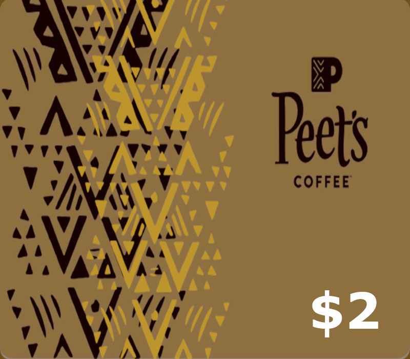 Peet's Coffee & Tea $2 Подарочная карта US