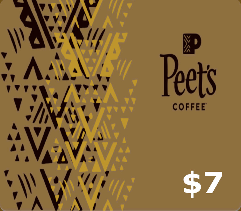 Peet's Coffee & Tea $7 Подарочная карта US