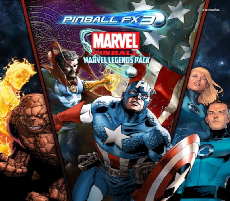 Pinball FX3 - Marvel Pinball - Marvel Legends Pack DLC Steam Ключ