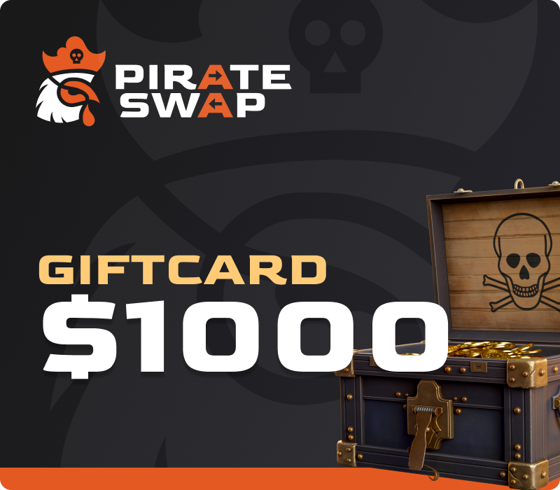 PirateSwap $1000 Подарочная карта