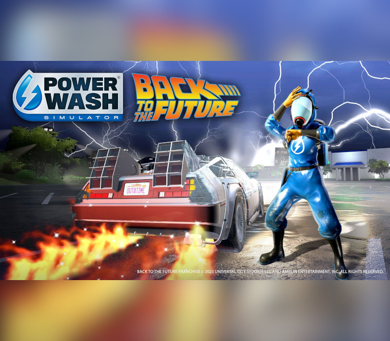 PowerWash Simulator - Back to the Future Special Pack DLC Steam Ключ