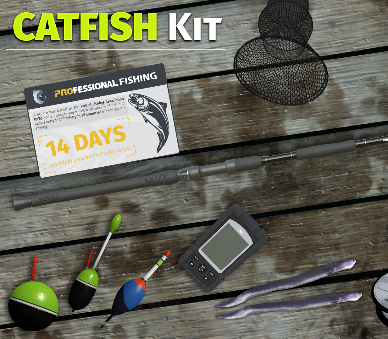 Professional Fishing - Catfish Kit DLC Steam Ключ