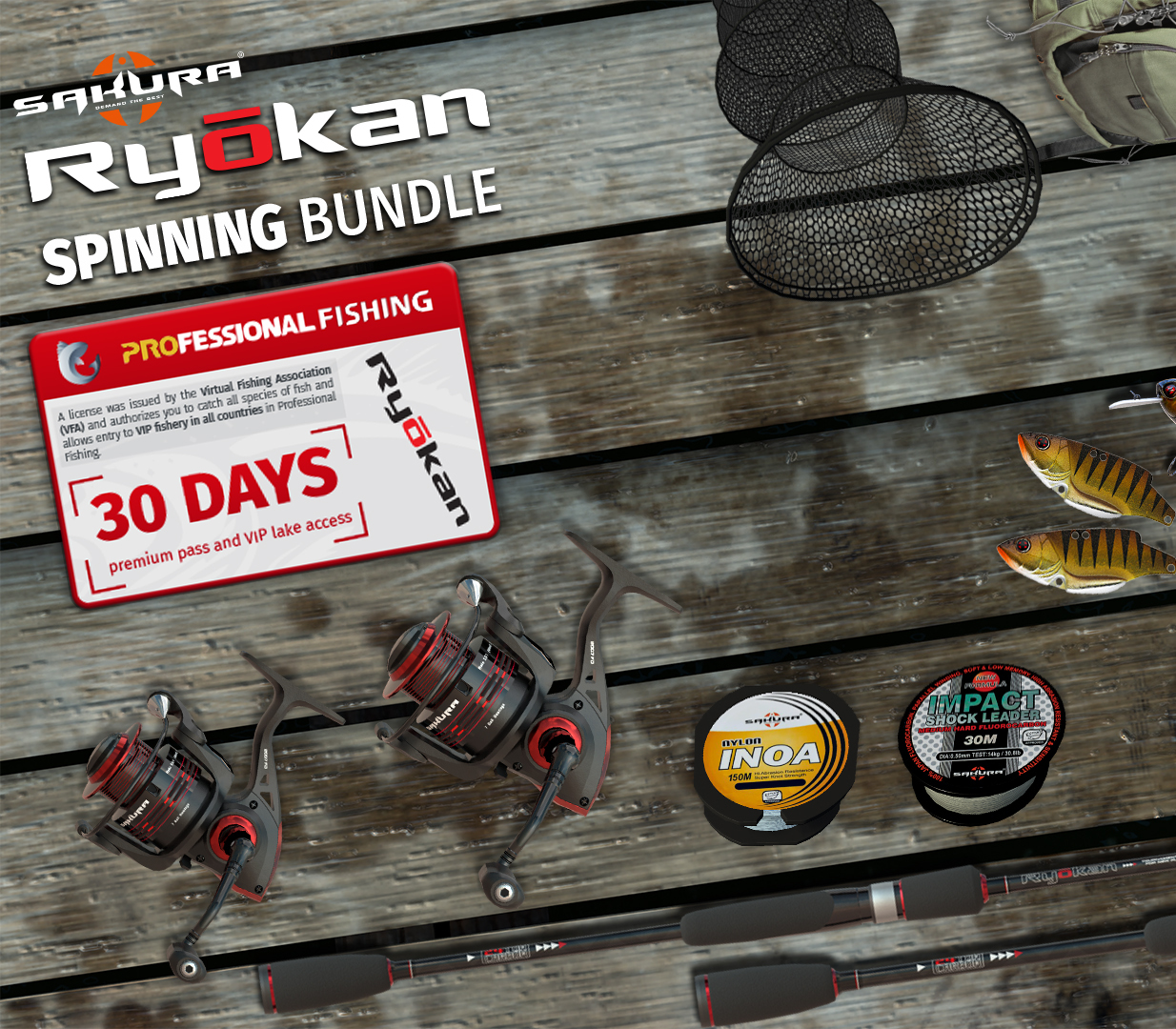 Professional Fishing - Sakura Ryokan Spinning DLC Steam Ключ