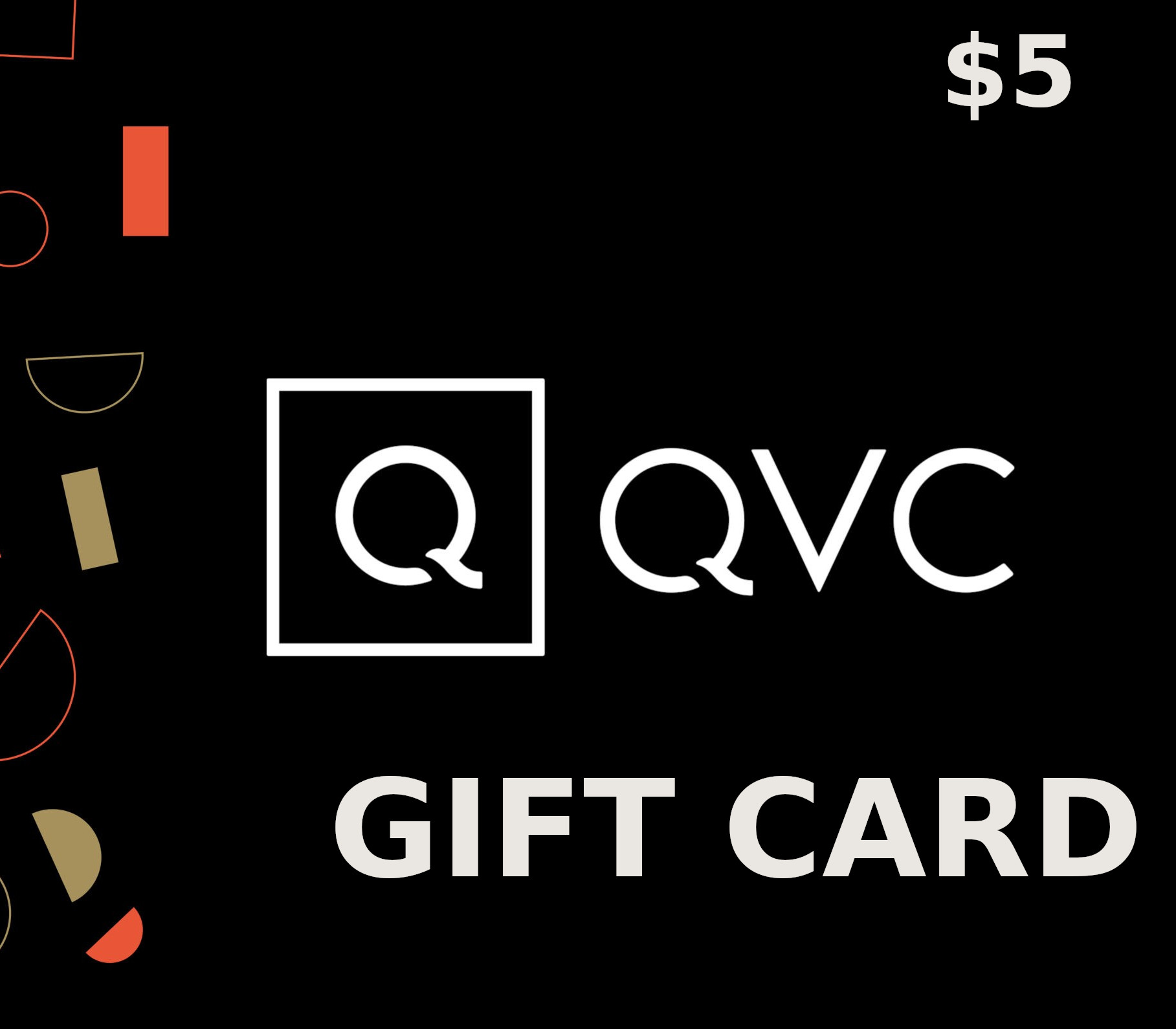 QVC USD 5 Подарочная карта US