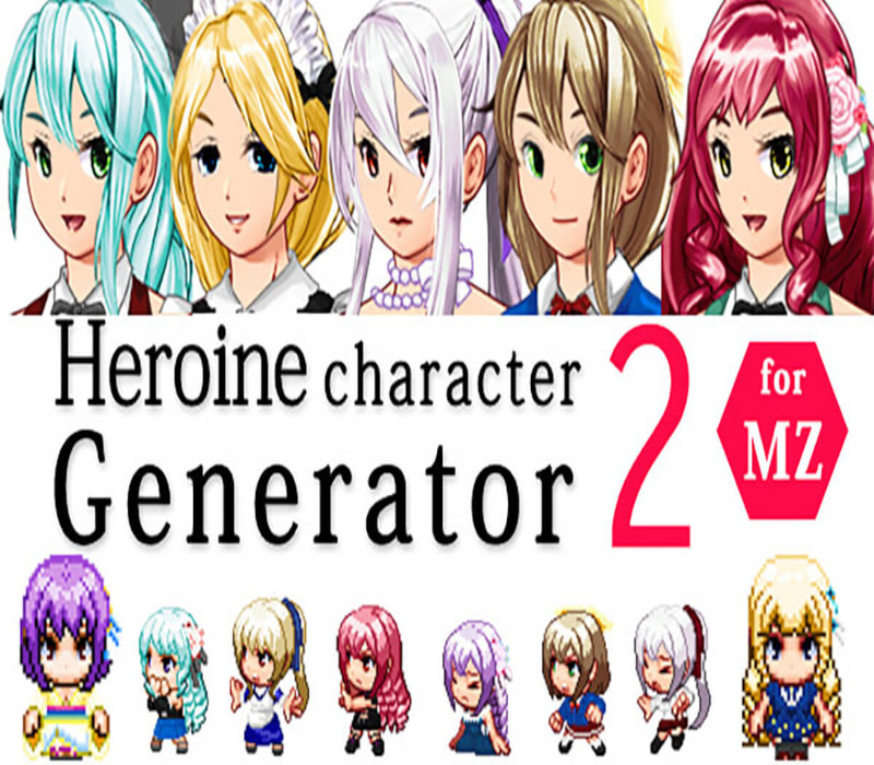 RPG Maker MV - Heroine Character Generator 2 DLC EU Steam Ключ